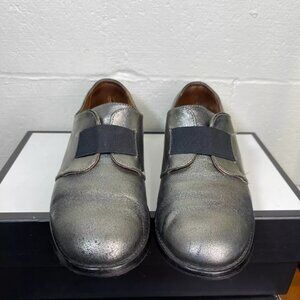 Men's Silver Oxford Shoes